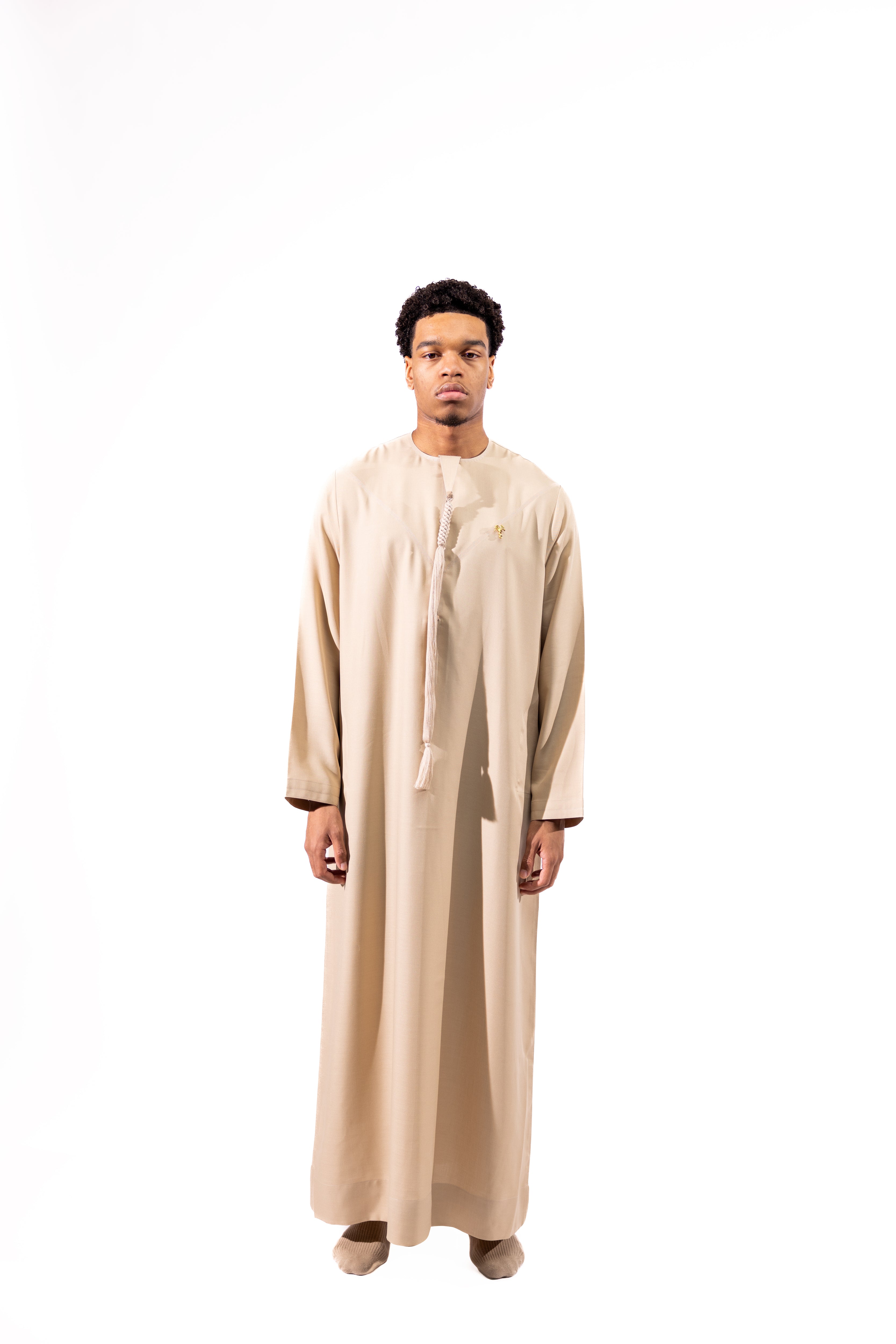 Premium Emirati Qamees Desert Beige