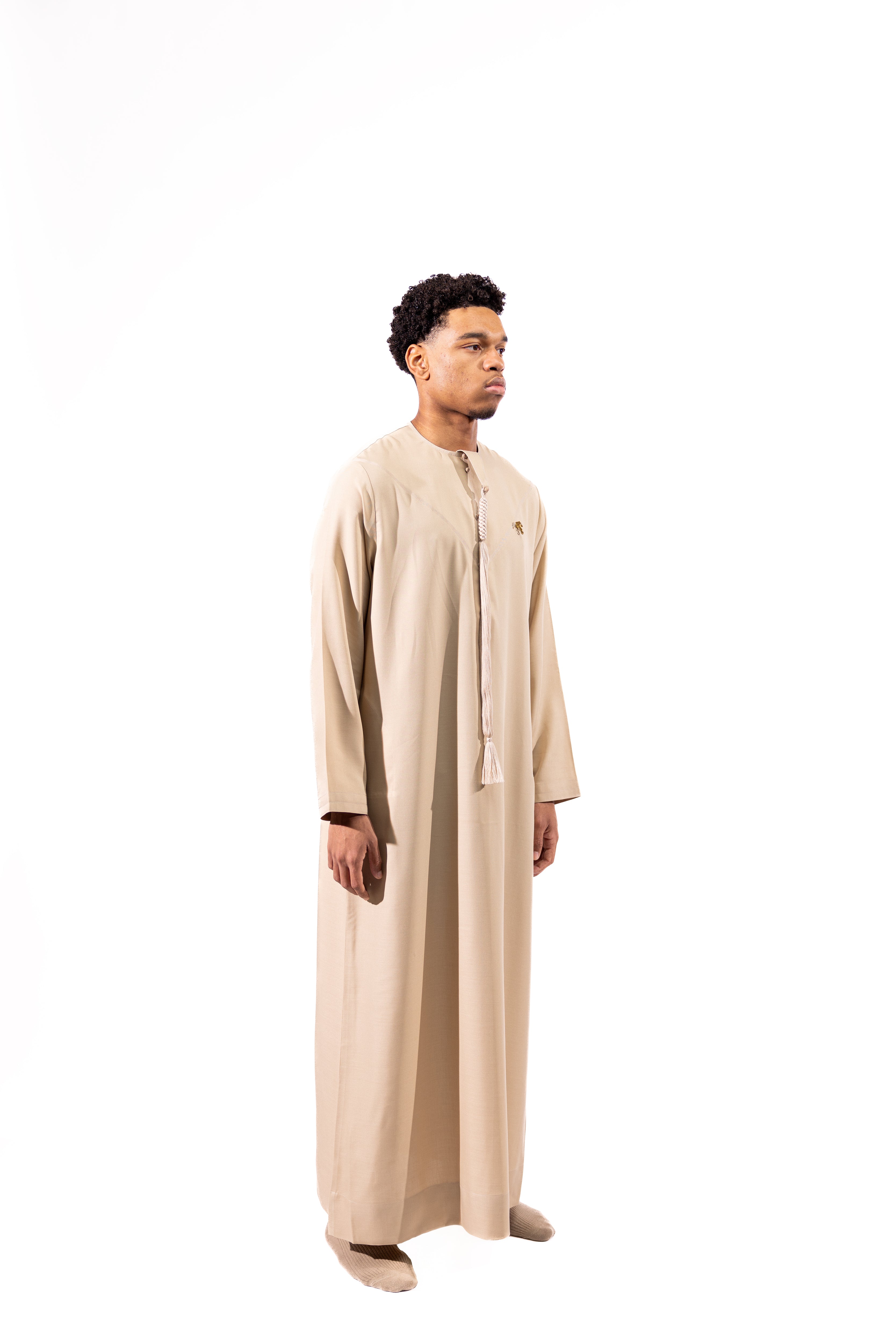Premium Emirati Qamees Desert Beige