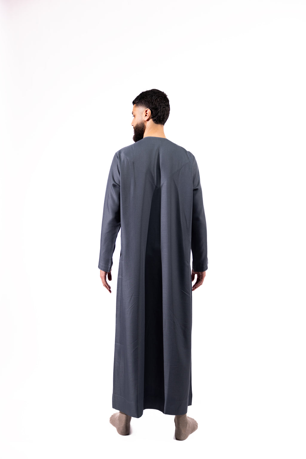 Premium Emirati Qamees Slate Grey