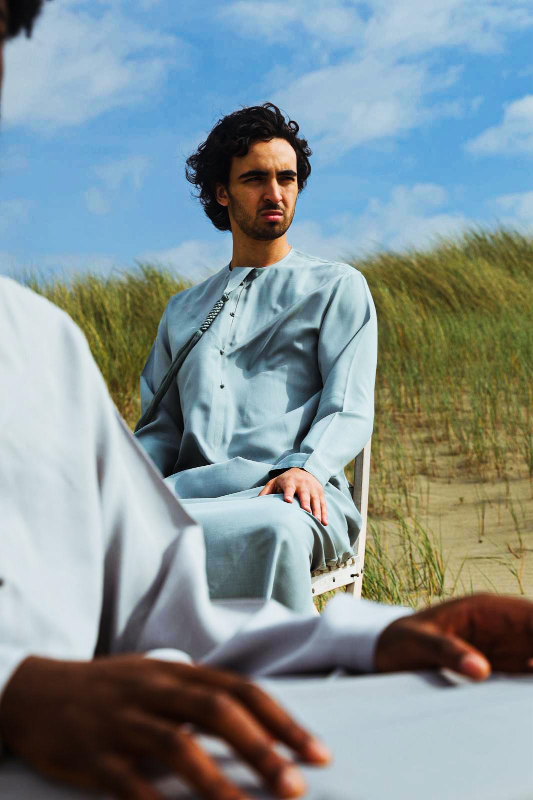 Premium Emirati Qamees Jade Green