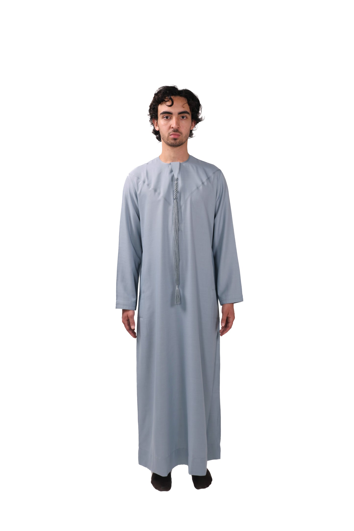 Premium Emirati Qamees Marina Blue