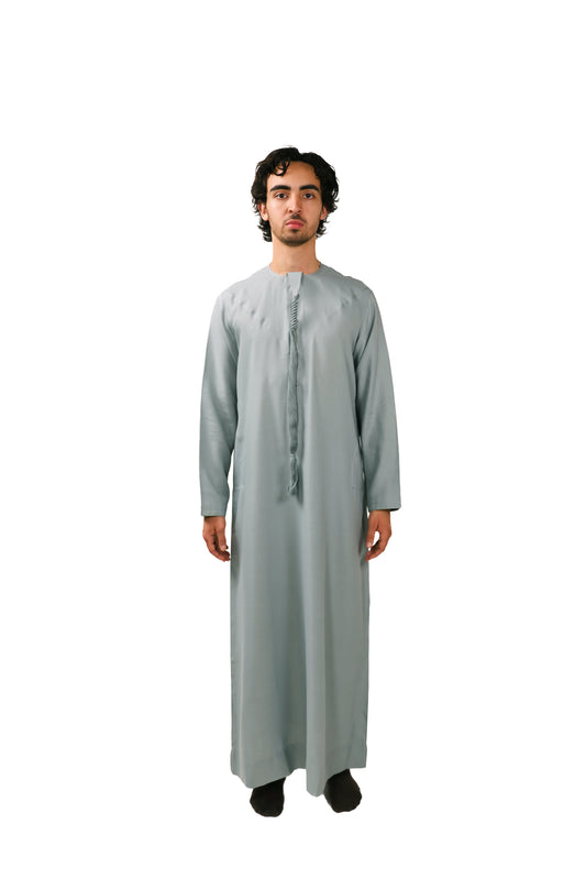 Premium Emirati Qamees Jade Green