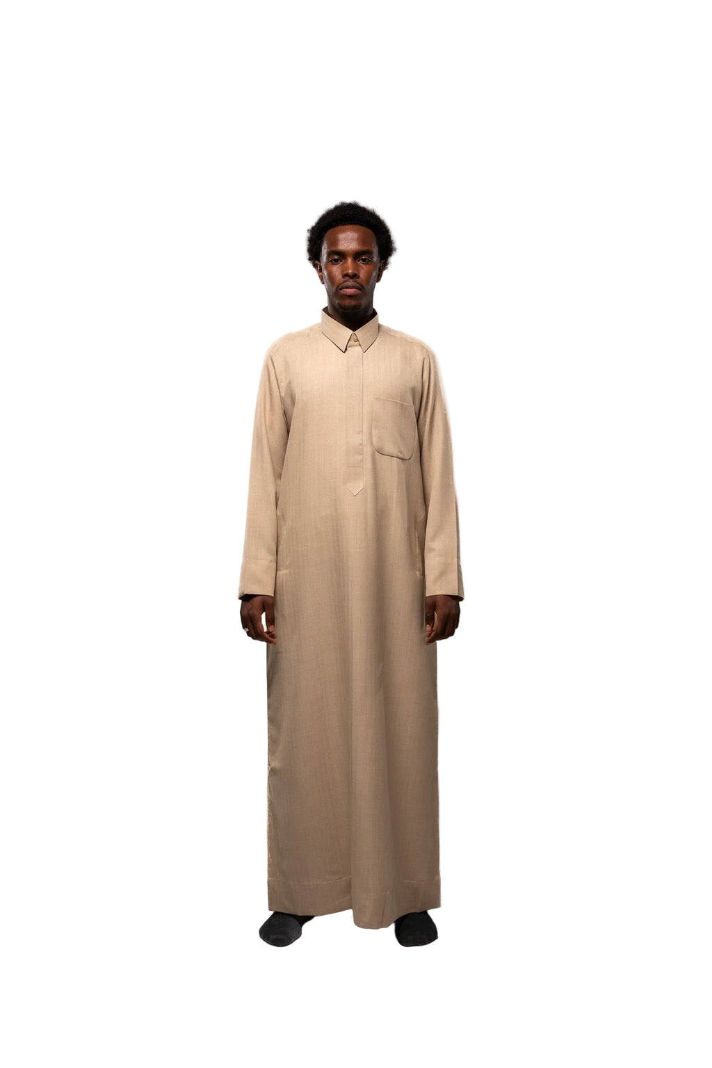 Premium Yemeni Qamees Wheat Beige