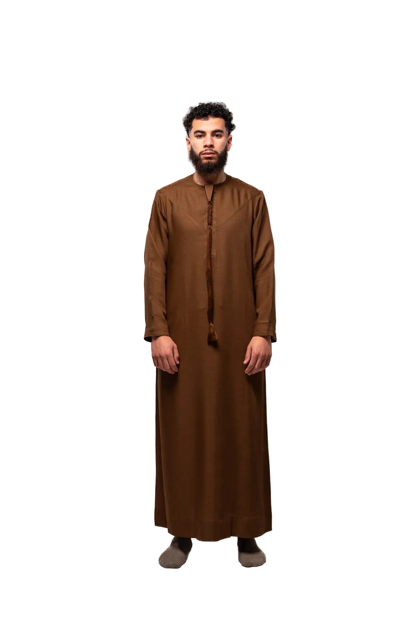 Premium Emirati Qamees Chestnut brown