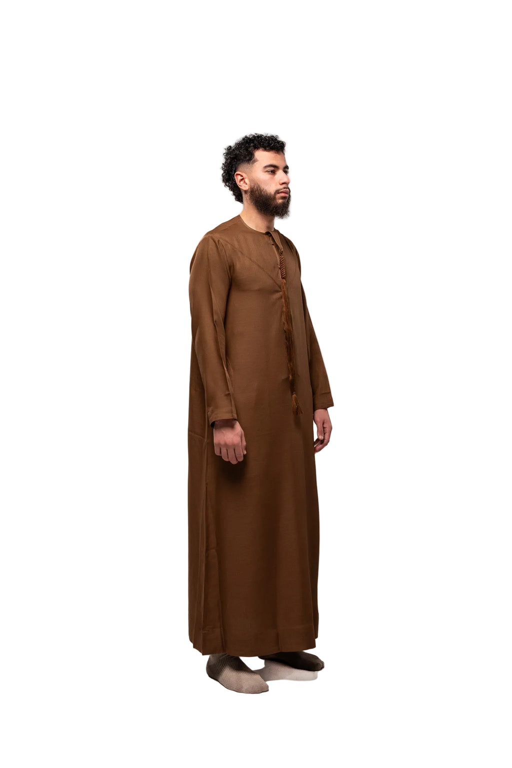 Premium Emirati Qamees Chestnut brown